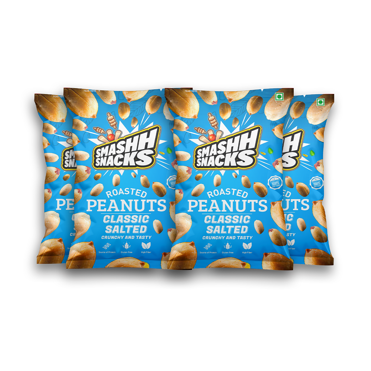 Classic Salted Peanuts-Pack of 4 (140g x 4=560g)