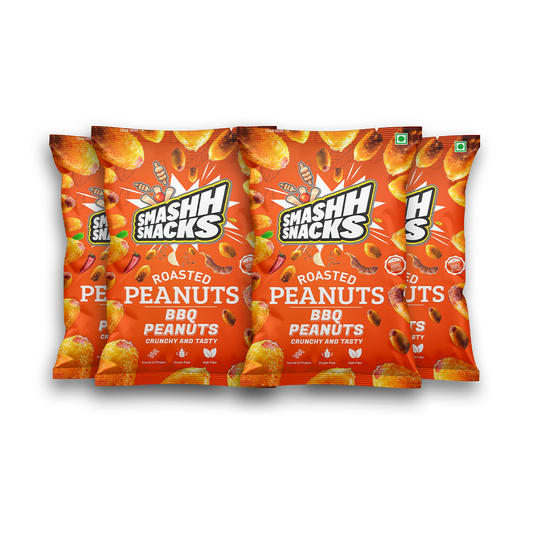 Barbeque Peanuts- Pack of 4 (140g x 4=560g)