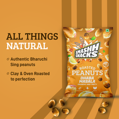 Dhaba Masala Peanuts- Pack of 4 (140g x 4=560g)