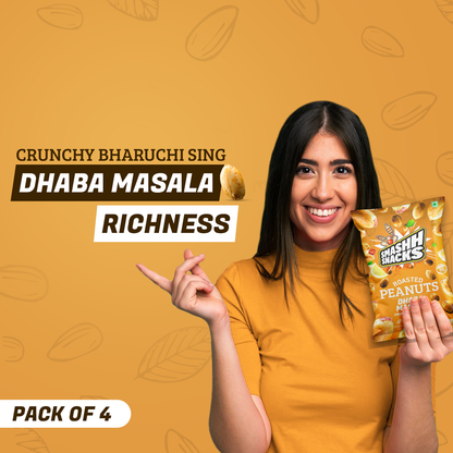 Dhaba Masala Peanuts- Pack of 4 (140g x 4=560g)