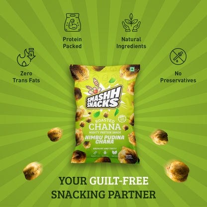 Nimbu Pudina Chana Pack of 4 (140gx4=560g)